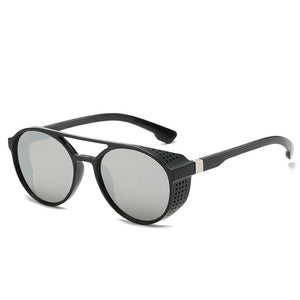 UV400 Summer Beach Eyewear Goggle Sunglasses 2022   Steam Punk Style Street Eye Glasses Plastic Big Frame Gafas De Sol