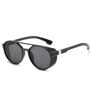 UV400 Summer Beach Eyewear Goggle Sunglasses 2022   Steam Punk Style Street Eye Glasses Plastic Big Frame Gafas De Sol