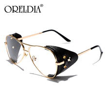 Load image into Gallery viewer, UV400 Sunglasses Steampunk Style Round Retro Designer Style Unisex Trend Gradient Color Sunglasses 2023 Latest Glasses