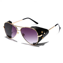 Load image into Gallery viewer, UV400 Sunglasses Steampunk Style Round Retro Designer Style Unisex Trend Gradient Color Sunglasses 2023 Latest Glasses