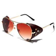 Load image into Gallery viewer, UV400 Sunglasses Steampunk Style Round Retro Designer Style Unisex Trend Gradient Color Sunglasses 2023 Latest Glasses