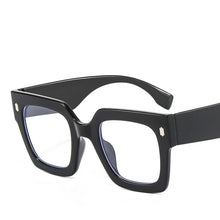 Load image into Gallery viewer, UV400 Translucent Oversized Frame Computer Glasses Square Glasses  Trend Leopard Print Frames Prescription Glasses