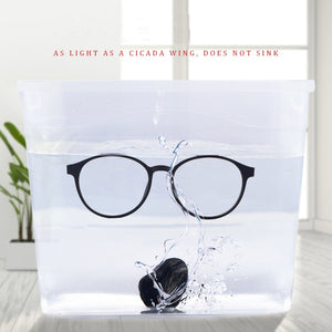 UVLAIK 2023 Pure Titanium Glasses Frame Women Men TR90 Round Frame Eyeglasses Ultra Light Business Myopia Optical Glasses