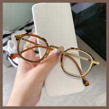 Load image into Gallery viewer, UVLAIK Alloy Small Round Glasses Frame Men Women Custom Myopia Prescription Eyeglass Lenses Retro Metal Blue Light Eyeglasses
