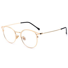 Load image into Gallery viewer, UVLAIK Anti Blue Light Glasses Frame Cat Eye Eyeglasses Frames Women Computer Protection Eyewear Optical Spectacles Myopia Frame