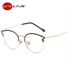 Load image into Gallery viewer, UVLAIK Anti Blue Light Glasses Frame Cat Eye Eyeglasses Frames Women Computer Protection Eyewear Optical Spectacles Myopia Frame