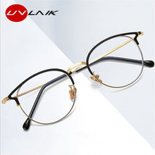 Load image into Gallery viewer, UVLAIK Anti Blue Light Glasses Frame Cat Eye Eyeglasses Frames Women Computer Protection Eyewear Optical Spectacles Myopia Frame