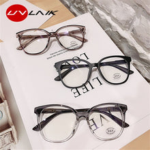 Load image into Gallery viewer, UVLAIK Blue Light Blocking Glasses Frame Anti Decorative Glasses Light Computer Eyeglasses Frame Radiation Protection Eyewear