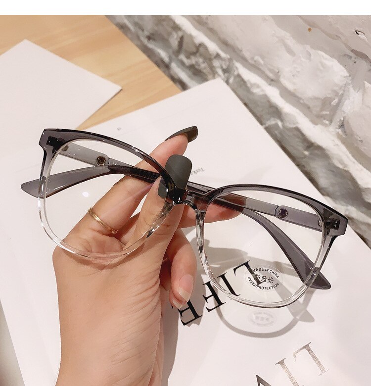 UVLAIK Blue Light Blocking Glasses Frame Anti Decorative Glasses Light Computer Eyeglasses Frame Radiation Protection Eyewear