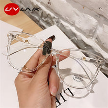 Load image into Gallery viewer, UVLAIK Blue Light Blocking Glasses Frame Anti Decorative Glasses Light Computer Eyeglasses Frame Radiation Protection Eyewear