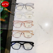 Load image into Gallery viewer, UVLAIK Blue Light Blocking Women&#39;s Eyewear Frame Myopia Glasse Frames Spectacles Ladies Transparent Optical Men Eye Glasses