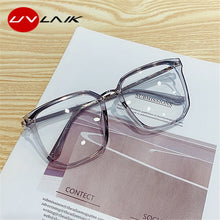 Load image into Gallery viewer, UVLAIK Blue Light Women's Glasses Frame Oversized Computer Eyeglasses Vintage Men Spectacles Transparent Square Eyewear Frames