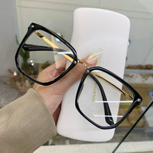 Load image into Gallery viewer, UVLAIK Blue Light Women's Glasses Frame Oversized Computer Eyeglasses Vintage Men Spectacles Transparent Square Eyewear Frames