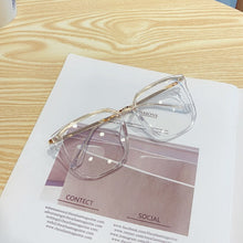 Load image into Gallery viewer, UVLAIK Blue Light Women's Glasses Frame Oversized Computer Eyeglasses Vintage Men Spectacles Transparent Square Eyewear Frames