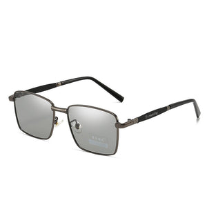 UVLAIK Classic Anti-UV400 Male Mirror Polarized Sunglasses Shade Men Women Brand Design Driving Square Frame Sun Glasses for men