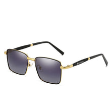 Load image into Gallery viewer, UVLAIK Classic Anti-UV400 Male Mirror Polarized Sunglasses Shade Men Women Brand Design Driving Square Frame Sun Glasses for men