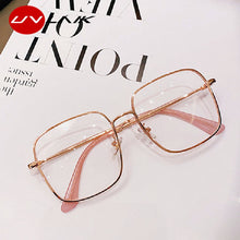 Load image into Gallery viewer, UVLAIK Computer Glasses Frame Women Men Anti Blue Light Alloy Eyewear Blocking Square Spectacle Transparent Glasses Optical