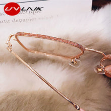 Load image into Gallery viewer, UVLAIK Computer Glasses Frame Women Men Anti Blue Light Alloy Eyewear Blocking Square Spectacle Transparent Glasses Optical