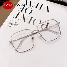Load image into Gallery viewer, UVLAIK Computer Glasses Frame Women Men Anti Blue Light Alloy Eyewear Blocking Square Spectacle Transparent Glasses Optical
