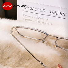 Load image into Gallery viewer, UVLAIK Computer Glasses Frame Women Men Anti Blue Light Alloy Eyewear Blocking Square Spectacle Transparent Glasses Optical