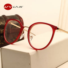Load image into Gallery viewer, Optical Glasses Transparent Lens Myopia Eyeglasses Women Vintage Metal Spectacles Womens Designer Eyeglass Frames