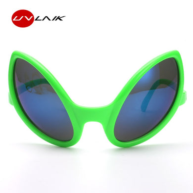 UVLAIK Funny Alien Eyes Sunglasses Men Costume Mask Novelty Glasses Women Party Supplies Decoration Gift Photobooth Props