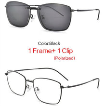 Load image into Gallery viewer, UVLAIK Magnet Polarized Sunglasses Men Women Retro Clip On Glasses Eyewear Metal Frames Optical Prescription Eyeglass Lense
