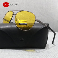 Load image into Gallery viewer, UVLAIK Night Vision Glasses Men TAC Polarized Sunglasses Women Driving Glasses Goggles Driver Yellow Sun Glasses UV400