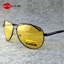 Load image into Gallery viewer, UVLAIK Night Vision Glasses Men TAC Polarized Sunglasses Women Driving Glasses Goggles Driver Yellow Sun Glasses UV400