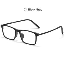Load image into Gallery viewer, UVLAIK Pure Titanium Glasses Frame Men Comfortable Square Frame TR90 Eyeglasses Ultra Light Busines Myopia Optical Glasses Frame