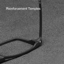 Load image into Gallery viewer, UVLAIK Pure Titanium Glasses Frame Men Comfortable Square Frame TR90 Eyeglasses Ultra Light Busines Myopia Optical Glasses Frame
