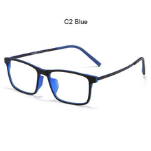 Load image into Gallery viewer, UVLAIK Pure Titanium Glasses Frame Men Comfortable Square Frame TR90 Eyeglasses Ultra Light Busines Myopia Optical Glasses Frame
