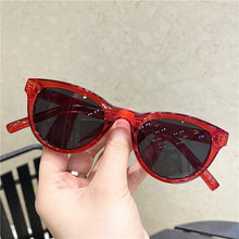 Load image into Gallery viewer, UVLAIK Sexy Small Vintage Cat Eye Sunglasses Women Vintage Red Black Sun Glasses Female Ladies Cateyes Sunglass Retro Glasses