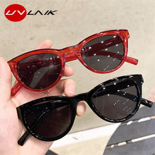 Load image into Gallery viewer, UVLAIK Sexy Small Vintage Cat Eye Sunglasses Women Vintage Red Black Sun Glasses Female Ladies Cateyes Sunglass Retro Glasses