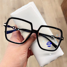 Carica l&#39;immagine nel visualizzatore di Gallery, UVLAIK Montatura per occhiali quadrati anti-luce blu Montatura per occhiali per computer oversize Donna Uomo Occhiali ottici quadrati Montature per occhiali