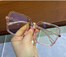 Carica l&#39;immagine nel visualizzatore di Gallery, UVLAIK Montatura per occhiali quadrati anti-luce blu Montatura per occhiali per computer oversize Donna Uomo Occhiali ottici quadrati Montature per occhiali
