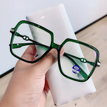Carica l&#39;immagine nel visualizzatore di Gallery, UVLAIK Montatura per occhiali quadrati anti-luce blu Montatura per occhiali per computer oversize Donna Uomo Occhiali ottici quadrati Montature per occhiali