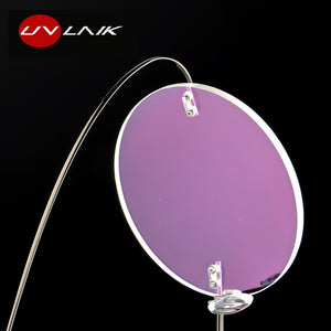 UVLAIK Titanium Round Glasses Frames Men Rimless stainless steel Optical Frame Prescription Spectacle Women Alloy Eye Glasses