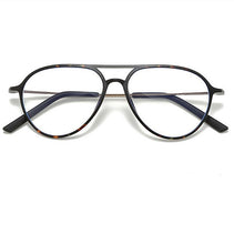 Load image into Gallery viewer, UVLAIK Transparent Glasses Frame Men Women Anti Blue light Pilot Eyeglasses Clear Glasses Optical Spectacle Frame with Box