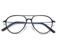 Load image into Gallery viewer, UVLAIK Transparent Glasses Frame Men Women Anti Blue light Pilot Eyeglasses Clear Glasses Optical Spectacle Frame with Box