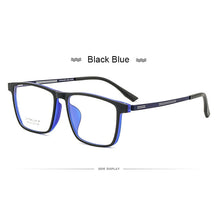 Load image into Gallery viewer, UVLAIK Ultralight TR90 Spectacle frame Men Pure Titanium Carved Myopia Glasses frame Men&#39;s Business Eyeglasses Large Full-frame