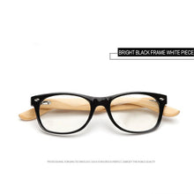 Load image into Gallery viewer, UVLAIK Wooden Eyeglasses Clear Lens Myopia Prescription Optic Glasses Men Women Bamboo Eye Glasses Transparent Spectacle Frame