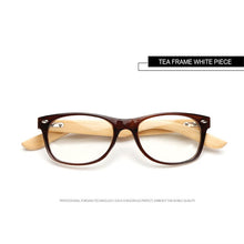 Load image into Gallery viewer, UVLAIK Wooden Eyeglasses Clear Lens Myopia Prescription Optic Glasses Men Women Bamboo Eye Glasses Transparent Spectacle Frame