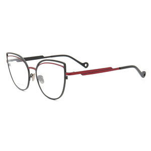 Women Pure Titanium Cat-eye eyeglass frames women Thin Retro Metal glasses Butterfly Full-Rim Lightweight Fashion eyeglasses