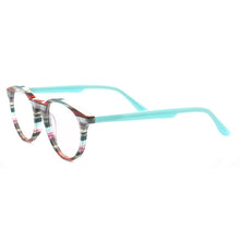 Load image into Gallery viewer, Women Round Eyeglasses Frames for women Fashion Casual Eyeglass frames Spectacles Prescription Colorful  Lightweight Glasses