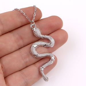 Snake Necklace For Women New Animal Snake Dangle Pendant Necklace Minimalist Style Trendy Female Birthday Jewelry Bijoux Gift
