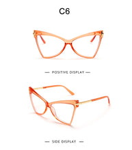 Load image into Gallery viewer, Myopia Prescription Glasses Women Men Cat Eye Clear Glasses Optical Eyeglasses Frame Transparent Lens Spectacle Frame Unisex