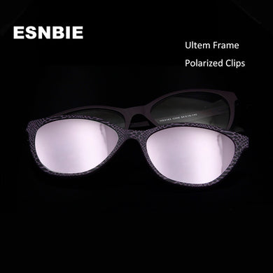 Ultem Cat Eye Spectacles Ladies Magnet Sunglasses Men Polarized Glasses Clip On Glass Plastic Titanium Eyewear Frames Women