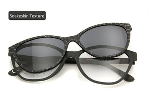 Ultem Cat Eye Spectacles Ladies Magnet Sunglasses Men Polarized Glasses Clip On Glass Plastic Titanium Eyewear Frames Women