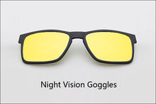 Load image into Gallery viewer, Ultem Glasses Frame For Men With Polarized Magnet Clip Sunglasses Myopia Women Eyewear Prescription Lens Driving Mirror JKK75